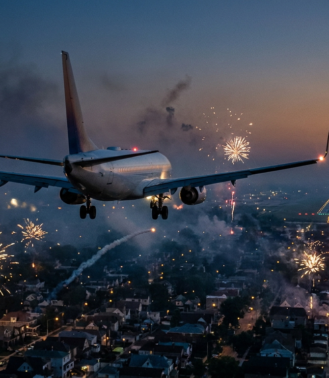 Delta Flight 1076 Struck by Firework on Approach to Chicago Midway: A Reminder of Low-Altitude External Threat to Aircraft